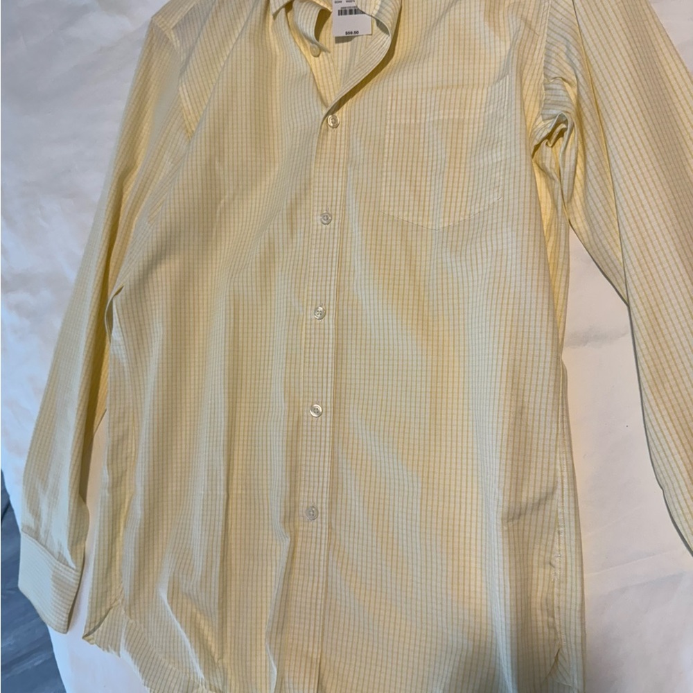 J. Crew Yellow Casual Button Down Shirt